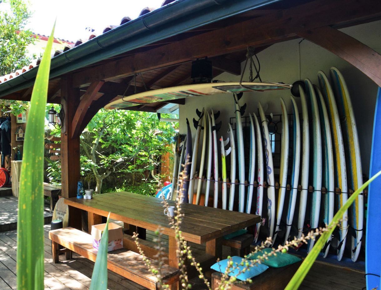 Surfboards at France Surf Camp